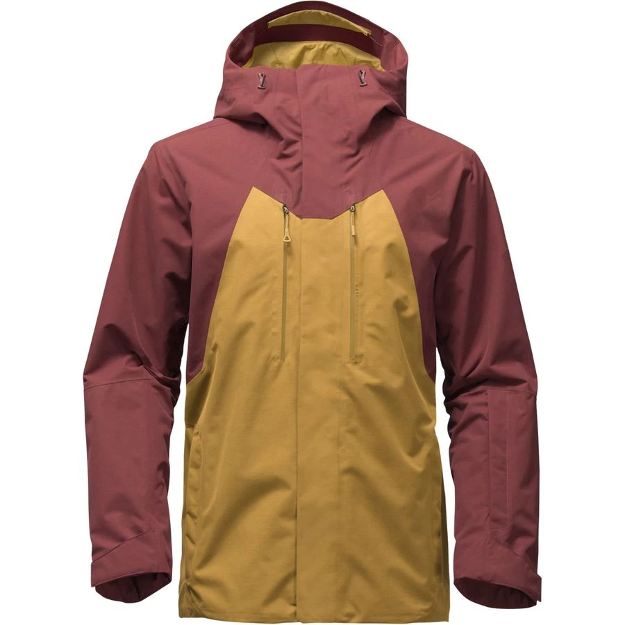 Custom Mens Ski Insulated Anorak Full Zip Hooded Windproof Warm Jacket For Snowboard