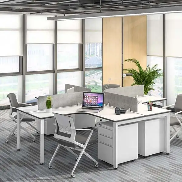 LEADCOM Apollo model aluminum structure Workspace Office Furniture Computer Table Desks office Workstation