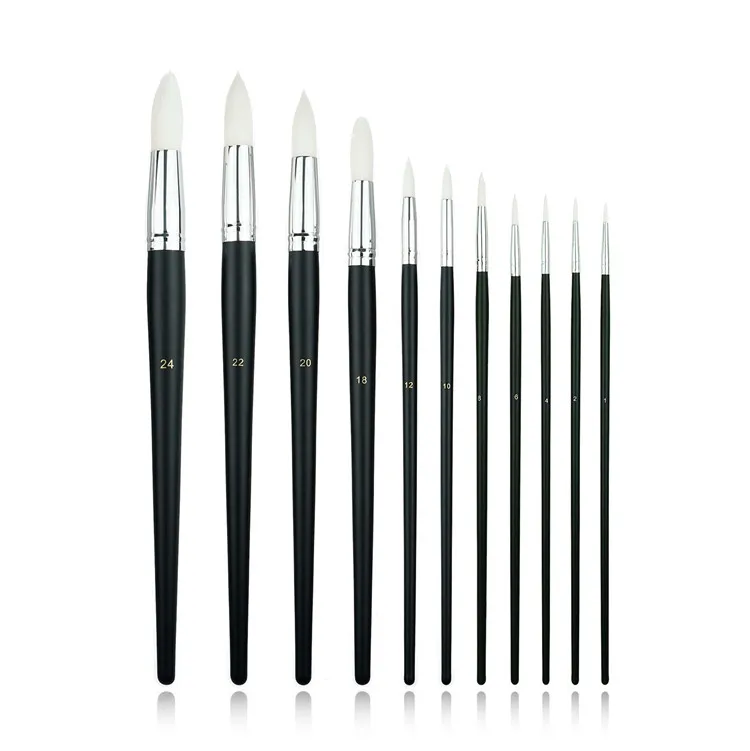 2021 Factory Wholesale Watercolor Paint Brush Set Artist Acrylic Painting Brush