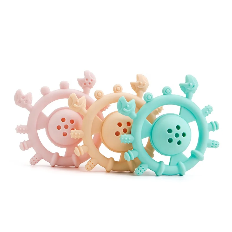 2025 New Design Baby Gift Juguetes Bebe Silicone Teething Toys Rattle Teether For Babies