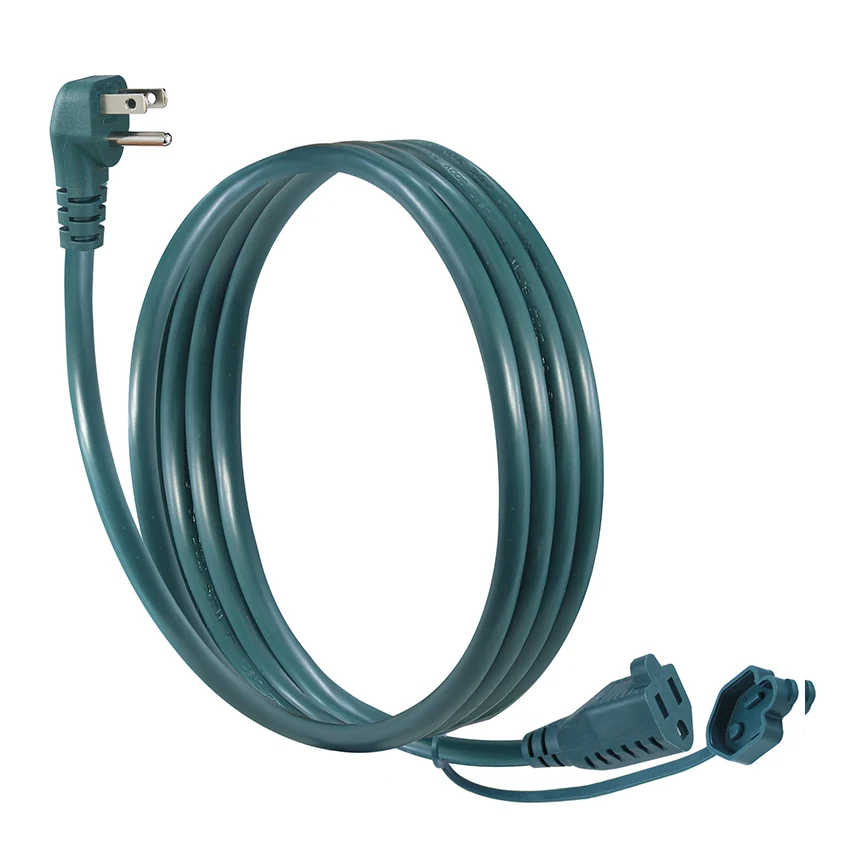 16/3 SJTW 13A 10A Power Cable Pc NEMA Male Female Ac Power Cord for String Lights and Lights