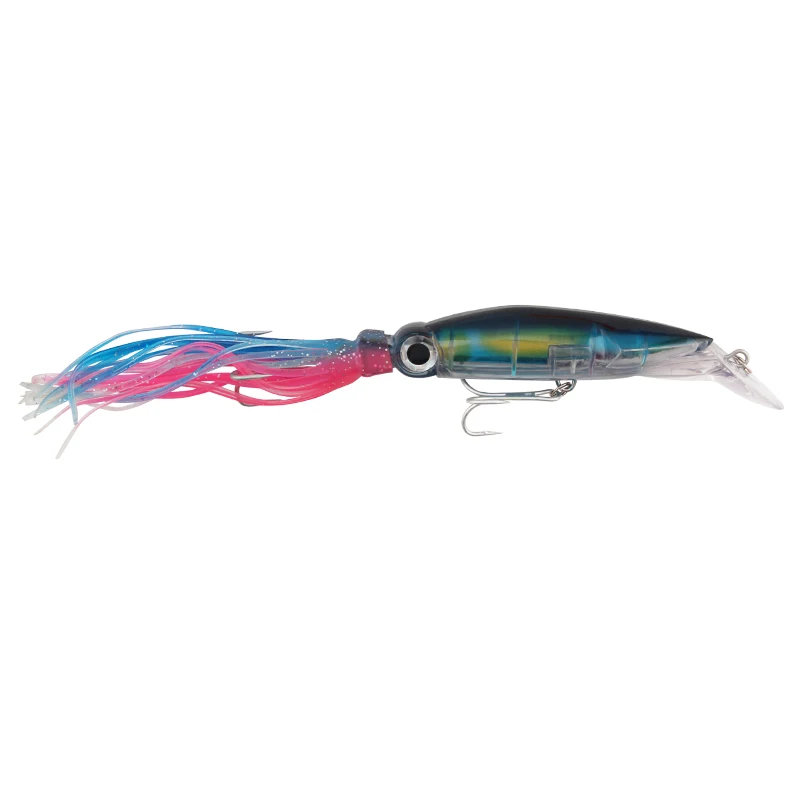 fishing lure sinking color skirt squid bait 23cm/38g  Artificial bait hard fishing bait