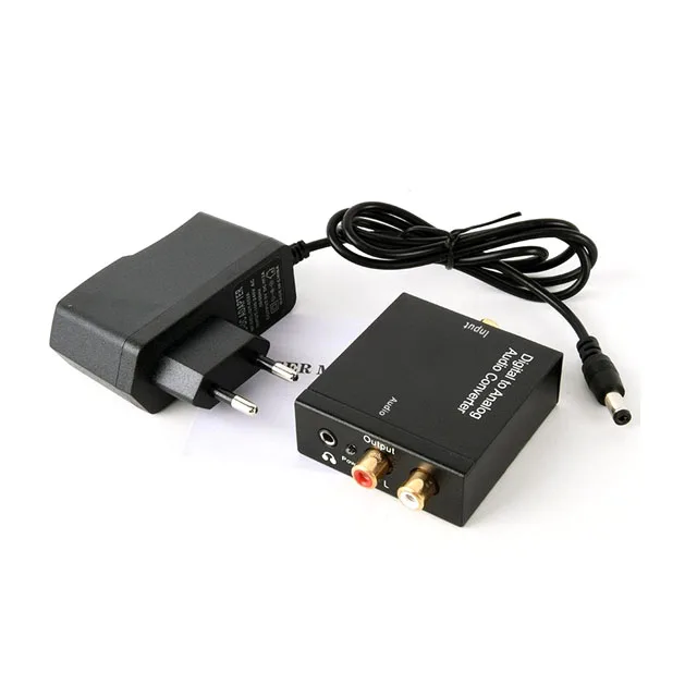 3.5mm Optical Coaxial Toslink Digital to Analog Audio Adapter Converter RCA L/R