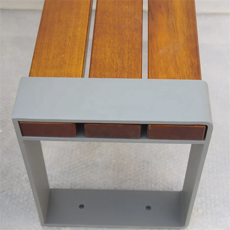 outdoor public commercial square wpc wood picnic table with 4 benches restaurant school outside all weather  table and chair