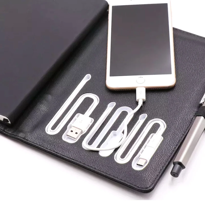 
FRONT wholesale 2020 diary with powerbank notebook wireless multifunctional 16G usb notebooks 