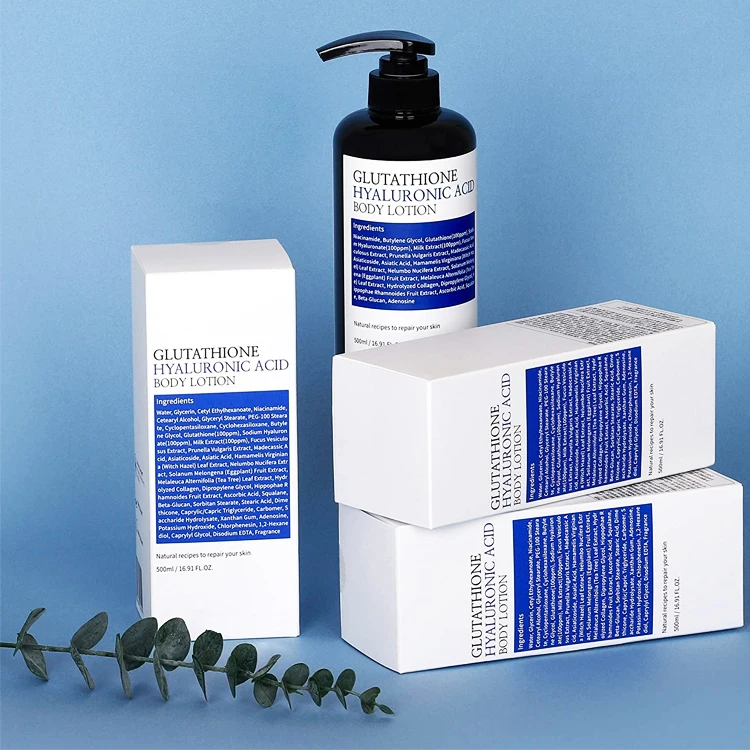 Private Label Skin Brightening Clarify Glutathiones Body Milk Lotion