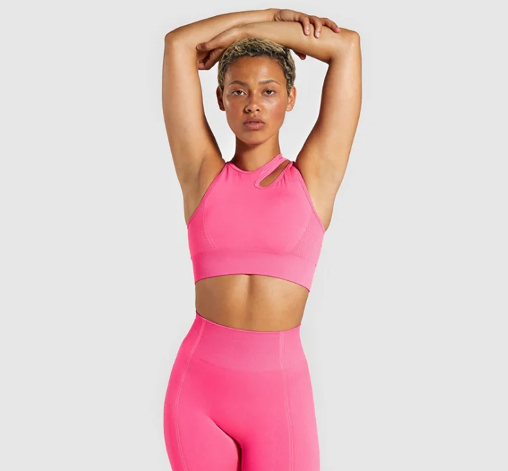 drop shipping  2021 wholesale new womens gym yoga sports fitness bra and shorts summer solid color Seamless Stretchy yoga set