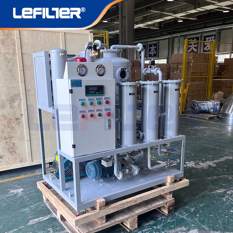 Mobile Vacuum Oil Filter Dehydration Degassing Oil Purifier Cart for Steel Cement Ship Building Plant