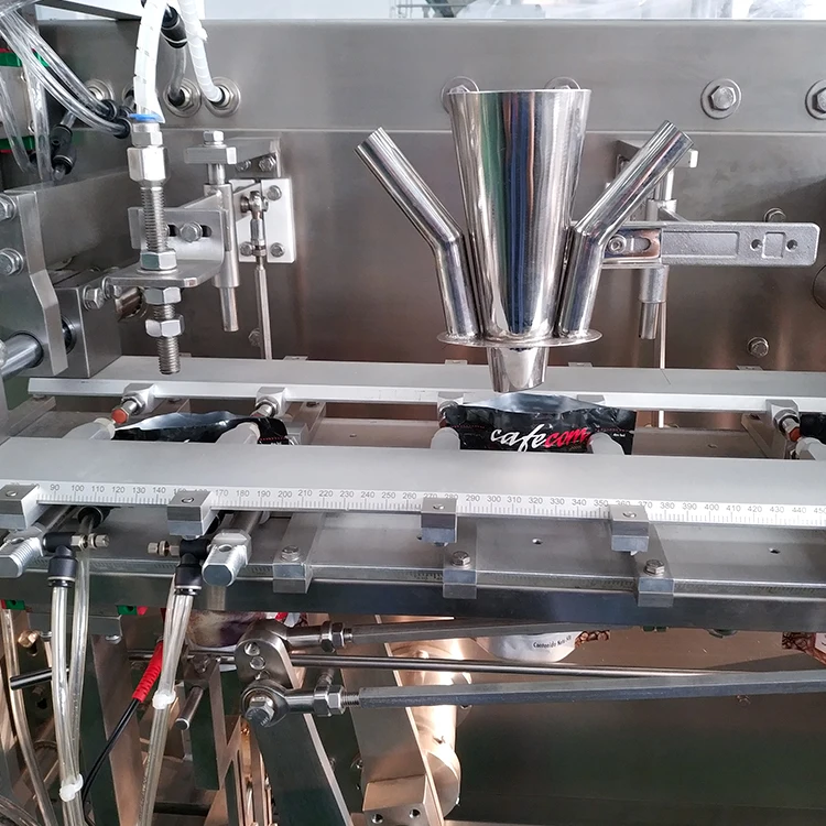 Made in China Zipper Ziplock Bag Poweder Packing Machine 50ppm Automatic Doypack Filling Ice Candy Food Packaging Machine