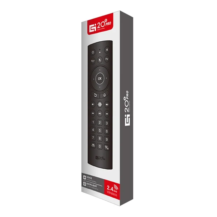 wholesale 2.4G Wireless Voice Remote Control G20S PRO IR Learning  Function Backlit Air Mouse for Android TV Box/PC/TV