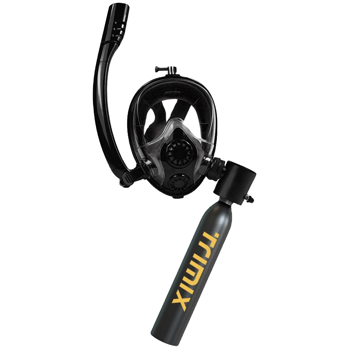 Trimix Lung Tank with Snorkeling Mask 0.5L diving equipment portable tank cylinder scuba diving