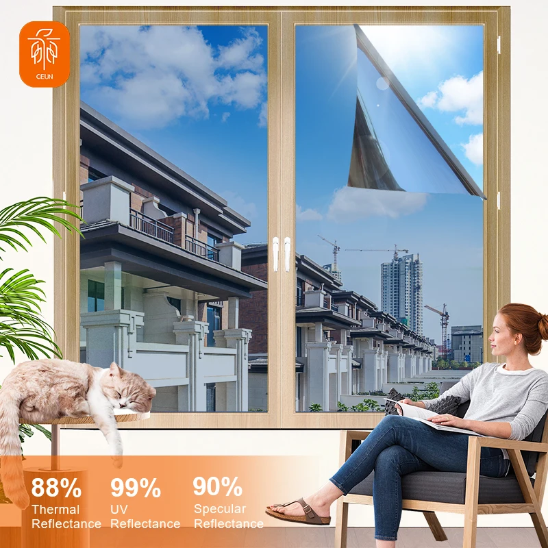 Factory Hot Sale Exterior Self Adhesive Window Film For Windows