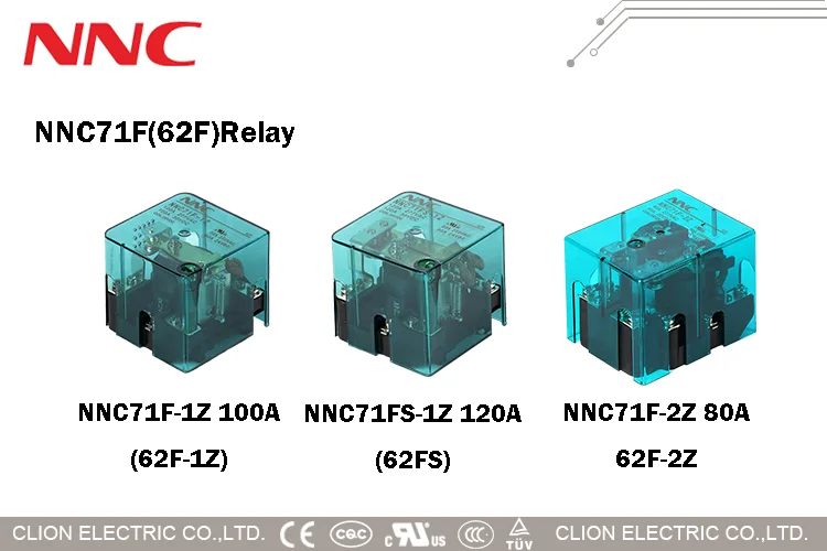 NNC силовое реле NNC71F 62F-2Z 80A реле, электромагнитное реле, UL реле, горячая распродажа