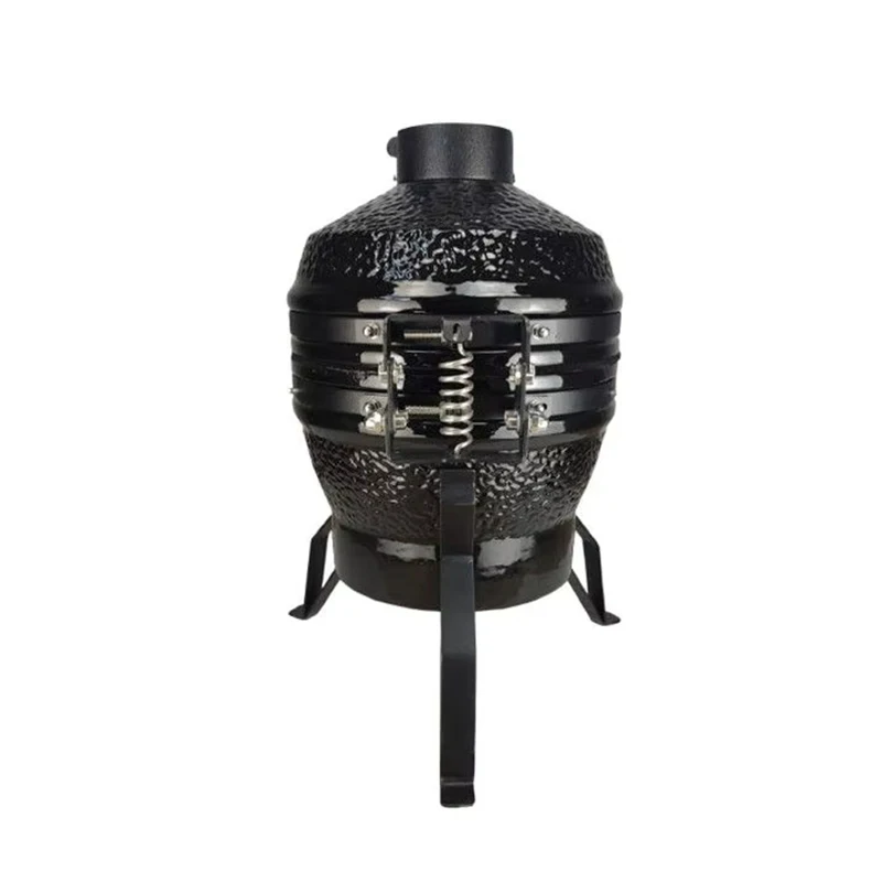 Прямая поставка с завода, черный курильщик, 13-дюймовый гриль для яиц, гриль-камадо, барбекю, уличные Кухонные грили