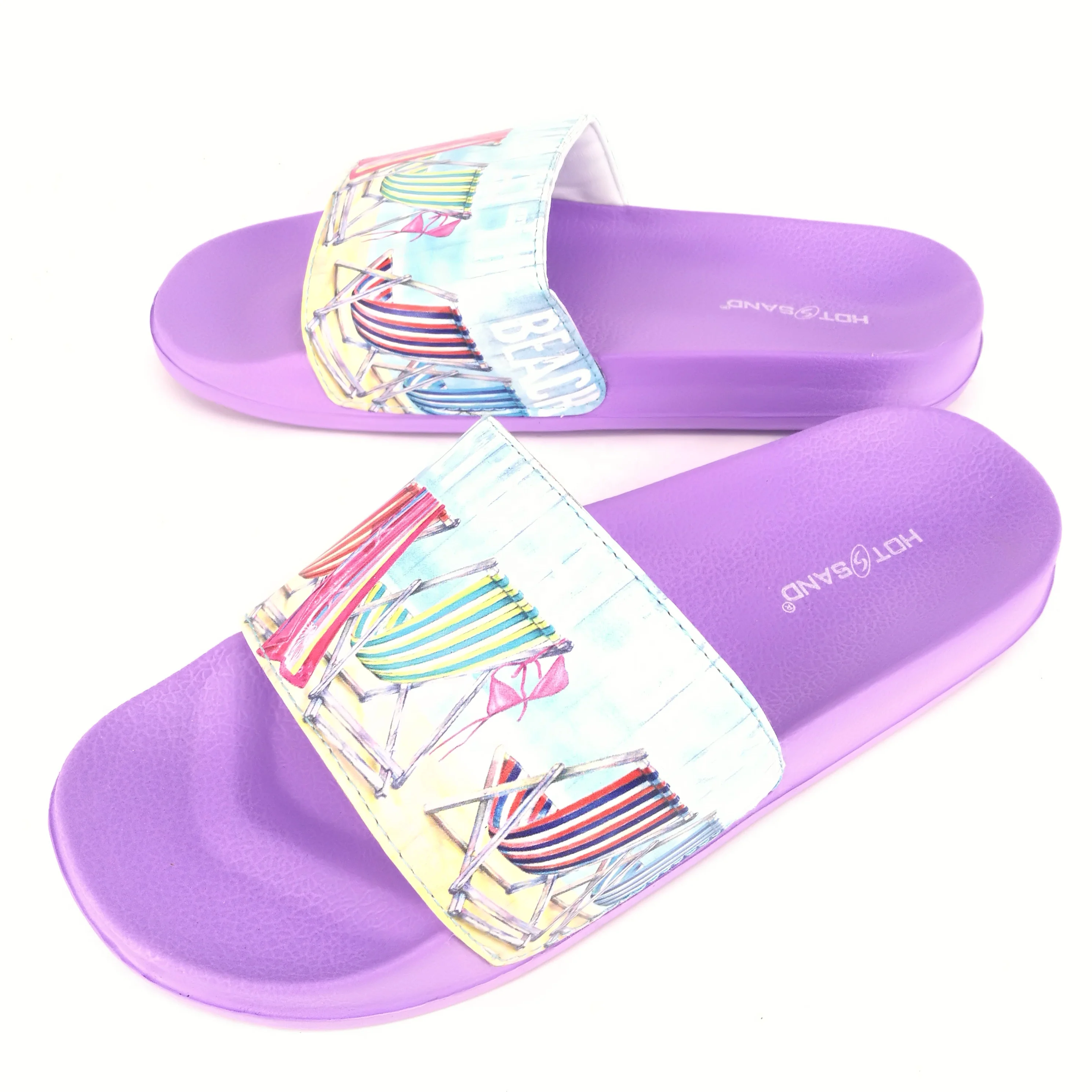 
2020 EVA Slide Sandal Leather Women Men Slide Slippers 