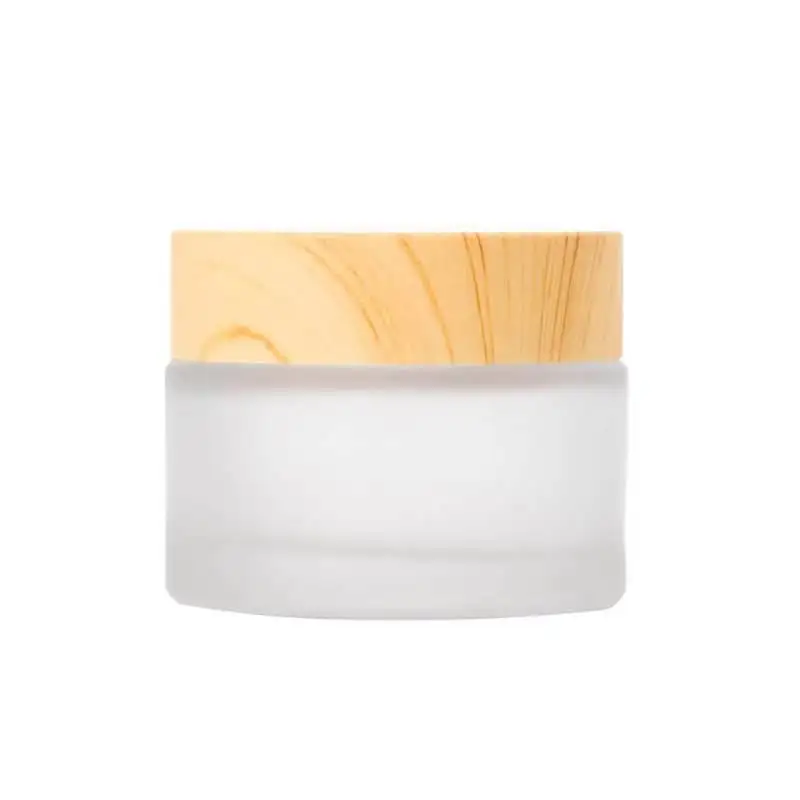 Packaging Container Amber Clear Frosted Empty Custom 15G 20G 30G 50G 100G 150G Body Face Cream Frosted Cosmetic Glass Jars