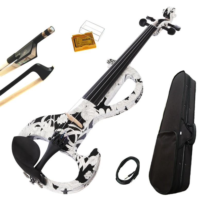 bridge piezo pickup wood wine bottle display bass guitar blue color electronic violin