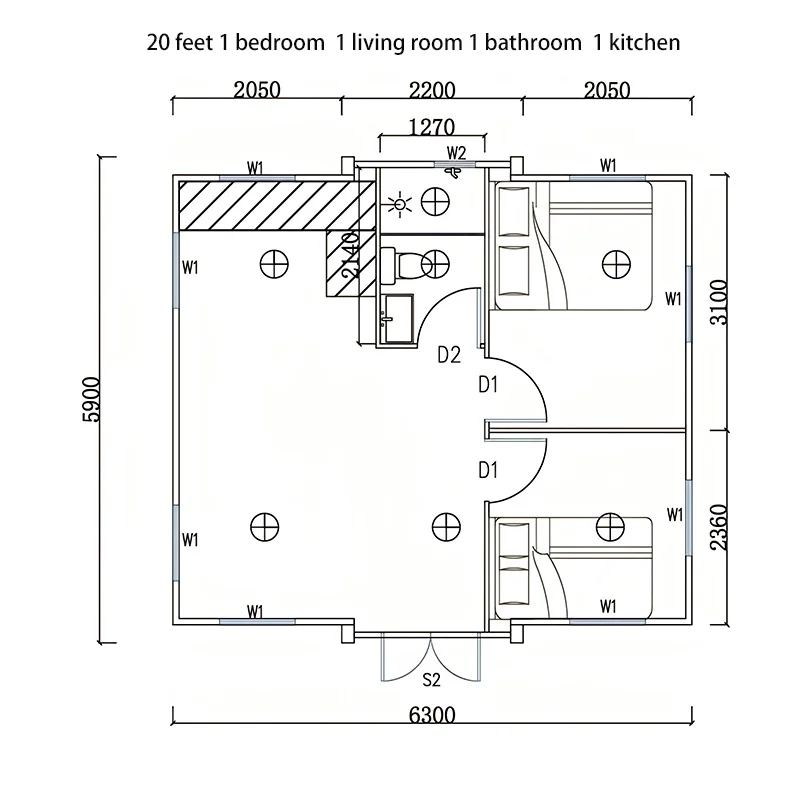 China Luxury 20ft Steel Container House Extended Foldable Prefab Shipping Container Balcony Expandable Living Container Office