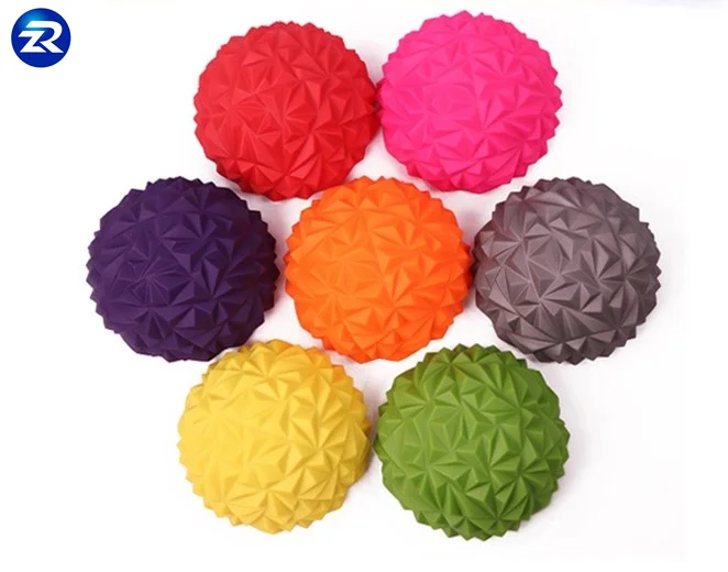 Oem Customize Ball Shape Pvc Spiky Massage Ball Massage Yoga Fitness Ball
