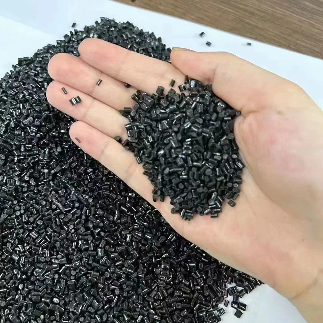 100% polyester Recycled Plastic Granules PET black nylon Manufacturer