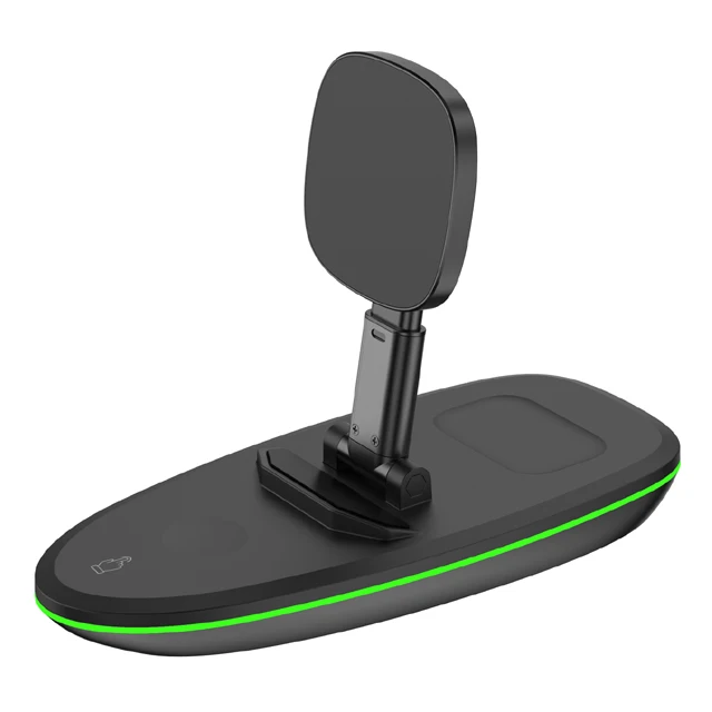 Новинка многофункциональная беспроводная зарядка для телефона подставка смартфона 15 Вт беспроводное зарядное устройство Qi устройств Apple