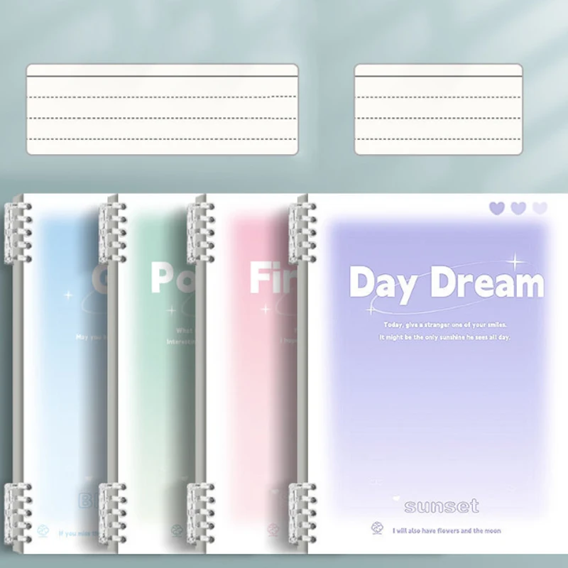 HK simple replacement core gradient b5 notebook a5 high-value notebook