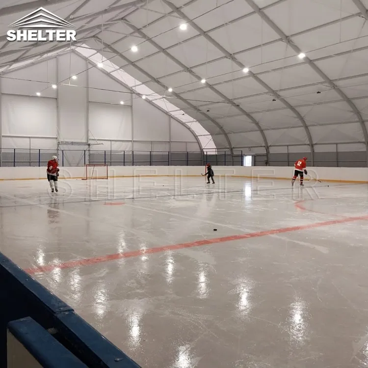 TFS 33 X 62m Carpa Para Pista De Hielo Ice Skating Rink Indoor Aluminium Sports Tent