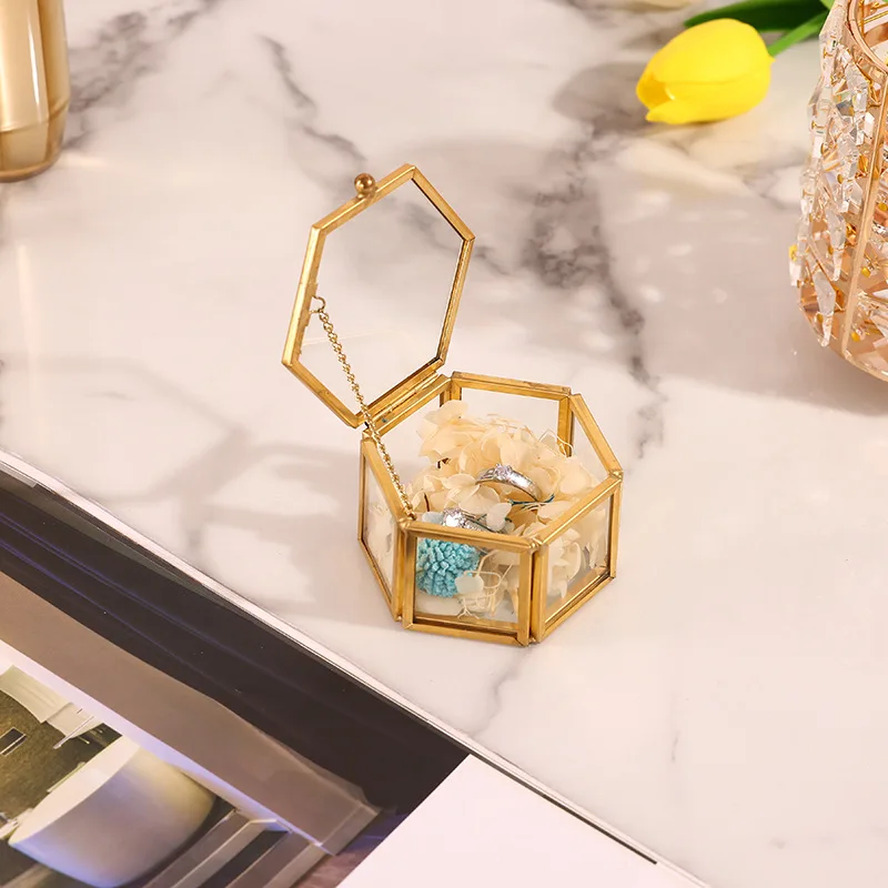 custom clear lid jewelry box with window