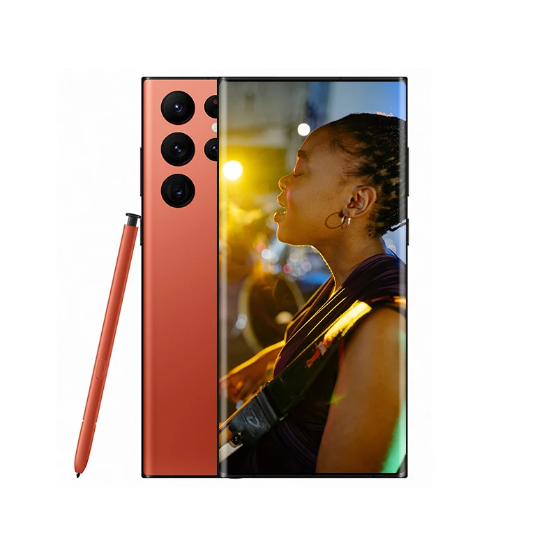 Best Sale original Warranty 120hz GSM+WCDMA unlocked Android phones for Samsung S22 Ultra S21+ S20 S10
