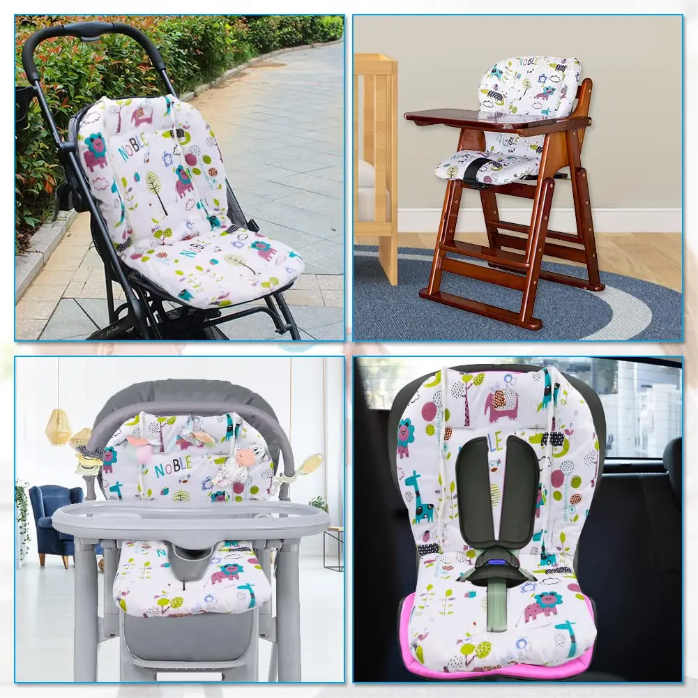 Push Chair Seat Cushion Breathable Pad High Chair Accessories High Chair Cover Compatible With Stroller, Pram, Baby Car Seat
