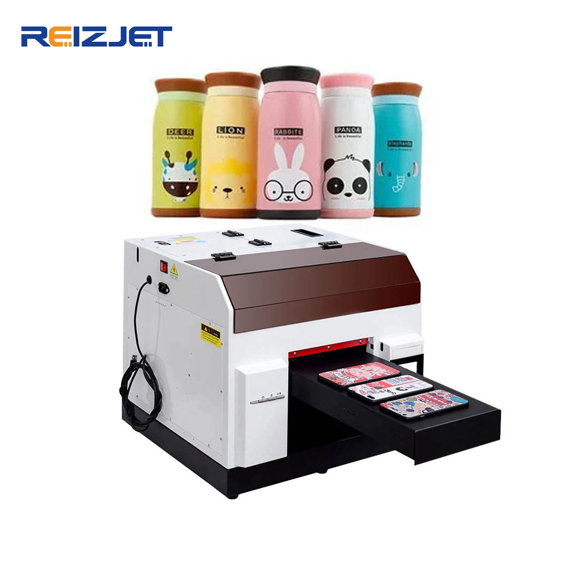 Reizjet Mini A4 УФ-принтер для наклеек принтер Uv Dtf