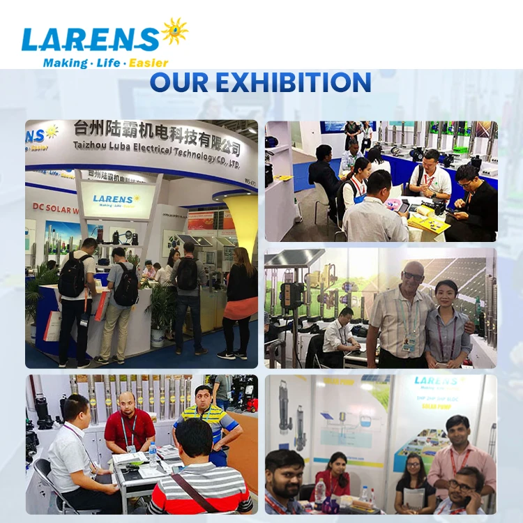 LARENS 2200W 2.2Kw 3Hp Pompe Immergee Farm Irrigation Submerged Water Pump Machine Deep Well Solar Water Pump