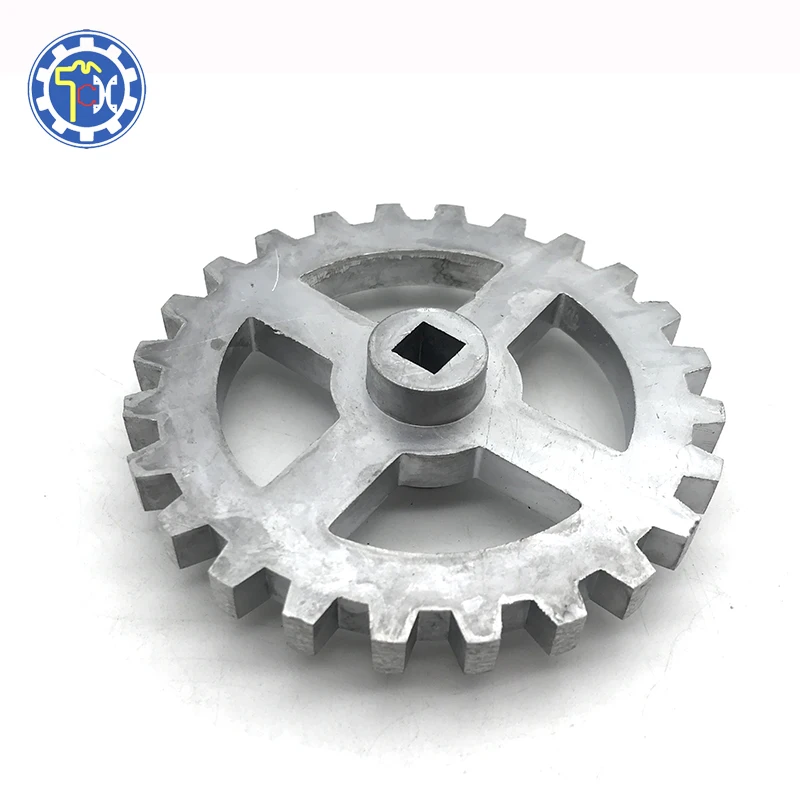 Изготовленное на заказ высококачественное алюминиевое литье или CNC обработанное высокоточное трансмиссионное зубчатое колесо из нержавеющей стали