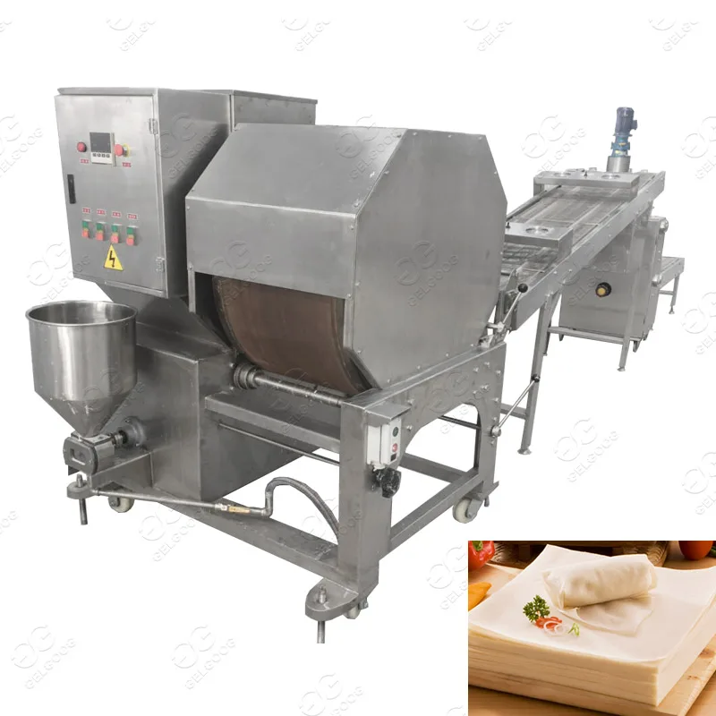 Gelgoog Автоматическая коммерческая машина для производства обертки яичных рулонов, Кондитерская Линия для производства выпечки, машина для производства пружинных рулонов, цена