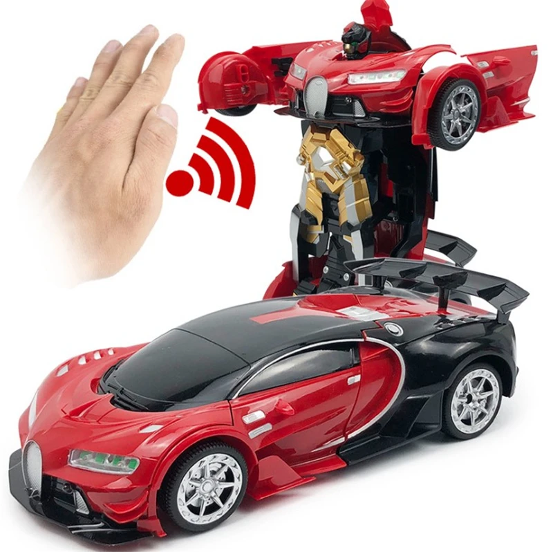 1/12 rc Автомобиль 2 4G RC Drift Ares деформации Дистанционно управляемый автомобиль Bugatti автоматические роботы со звуком и светом
