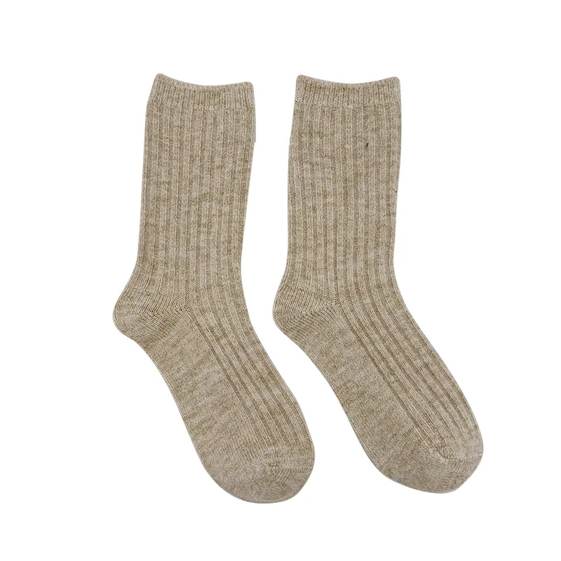 
low moq winter thermal fiber womens wool socks,cashmere socks 