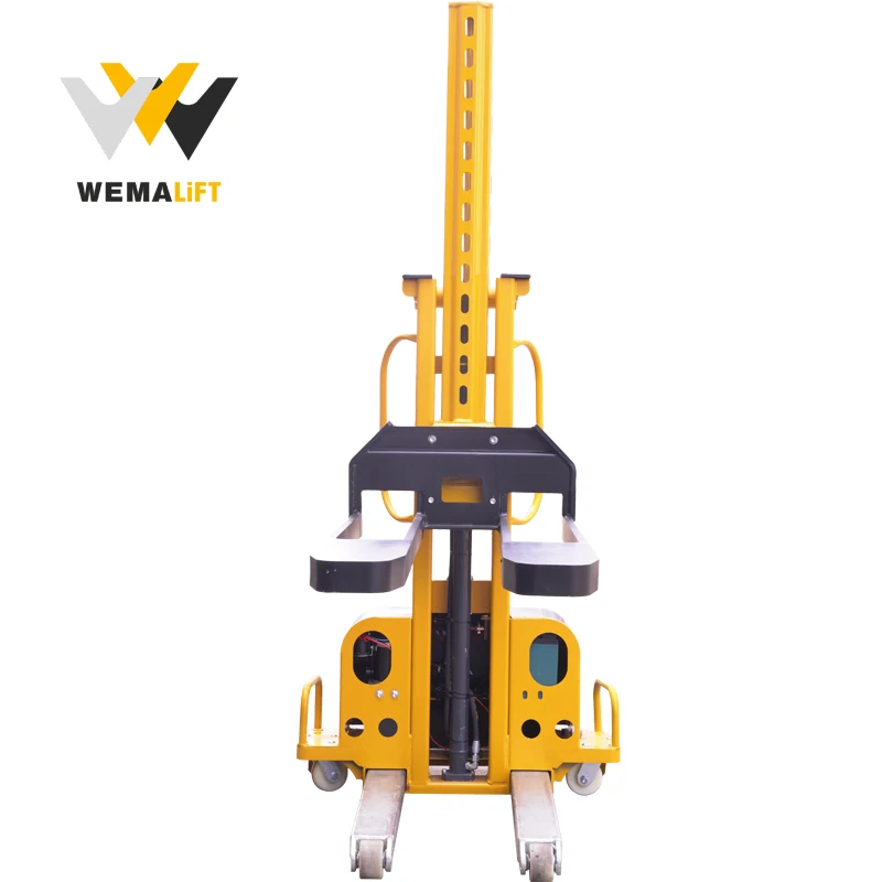 CDDI 1000kg self loading stacker electric lift easy to load and unload stacker