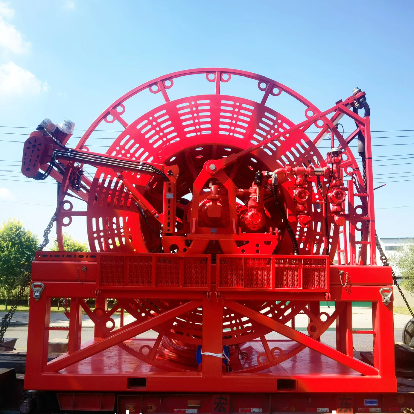 FRSTEC  Oil Field Trailer-mounted coil tubing unit CTU coiled tube coiled tubing unit equipment