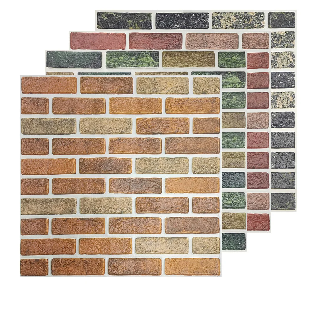 free wallpaper brick Design wall foam panel kids decor Eco Friendly 3D Foam Wall Sticker others wallpaperswall panels