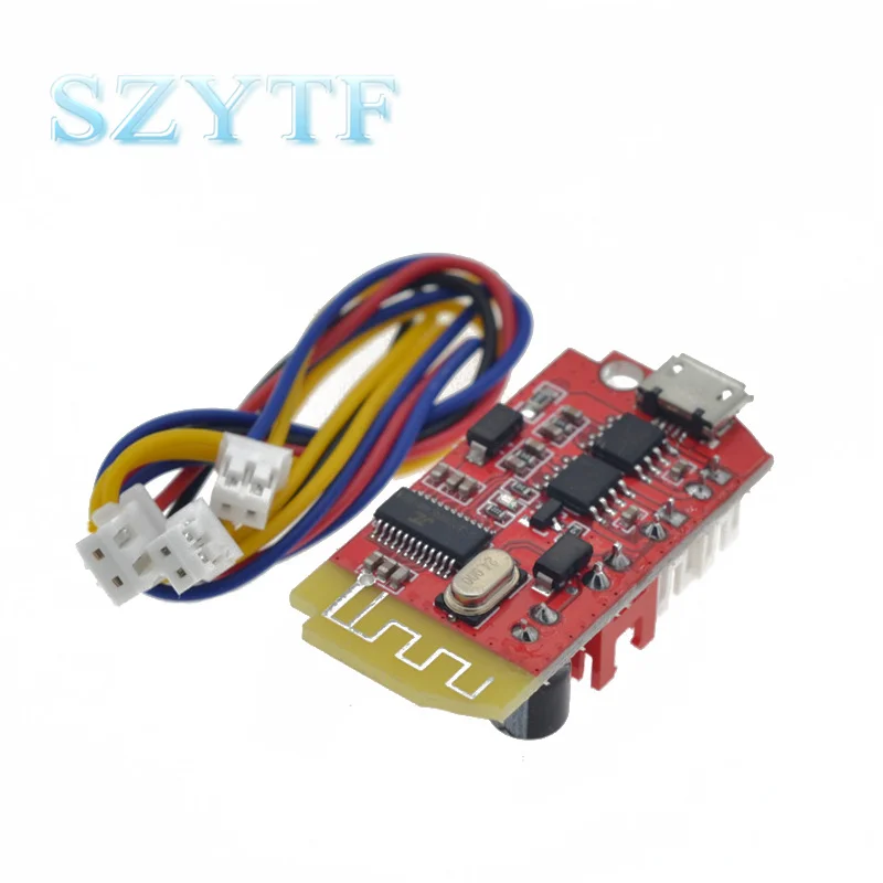 Стерео Беспроводная Плата усилителя мощности CT14 micro 4,2, аудиомодуль класса F 5 Вт + 5 Вт с зарядкой, модифицированный динамик «сделай сам»