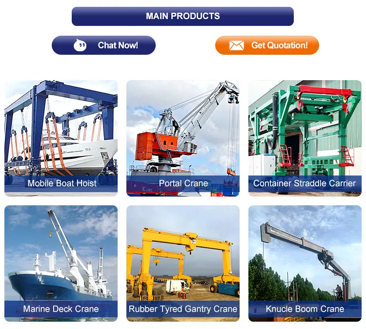 China marine hydraulic flat deck crane