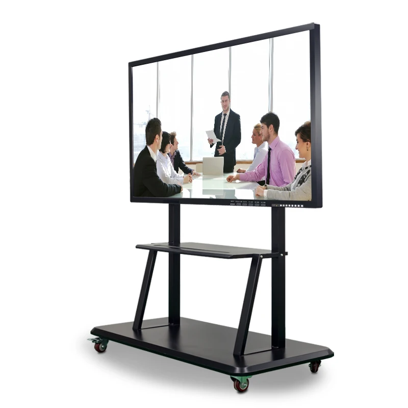 65 Inch Wall mounted LCD Display indoor interactive screen and Outdoor interactive LCD Display smart LCD Video