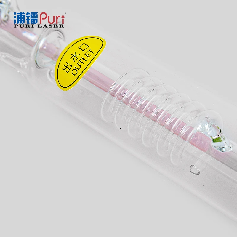 Laser Machine Parts PURI Glass Laser Tube for co2 laser cutting engraving machine
