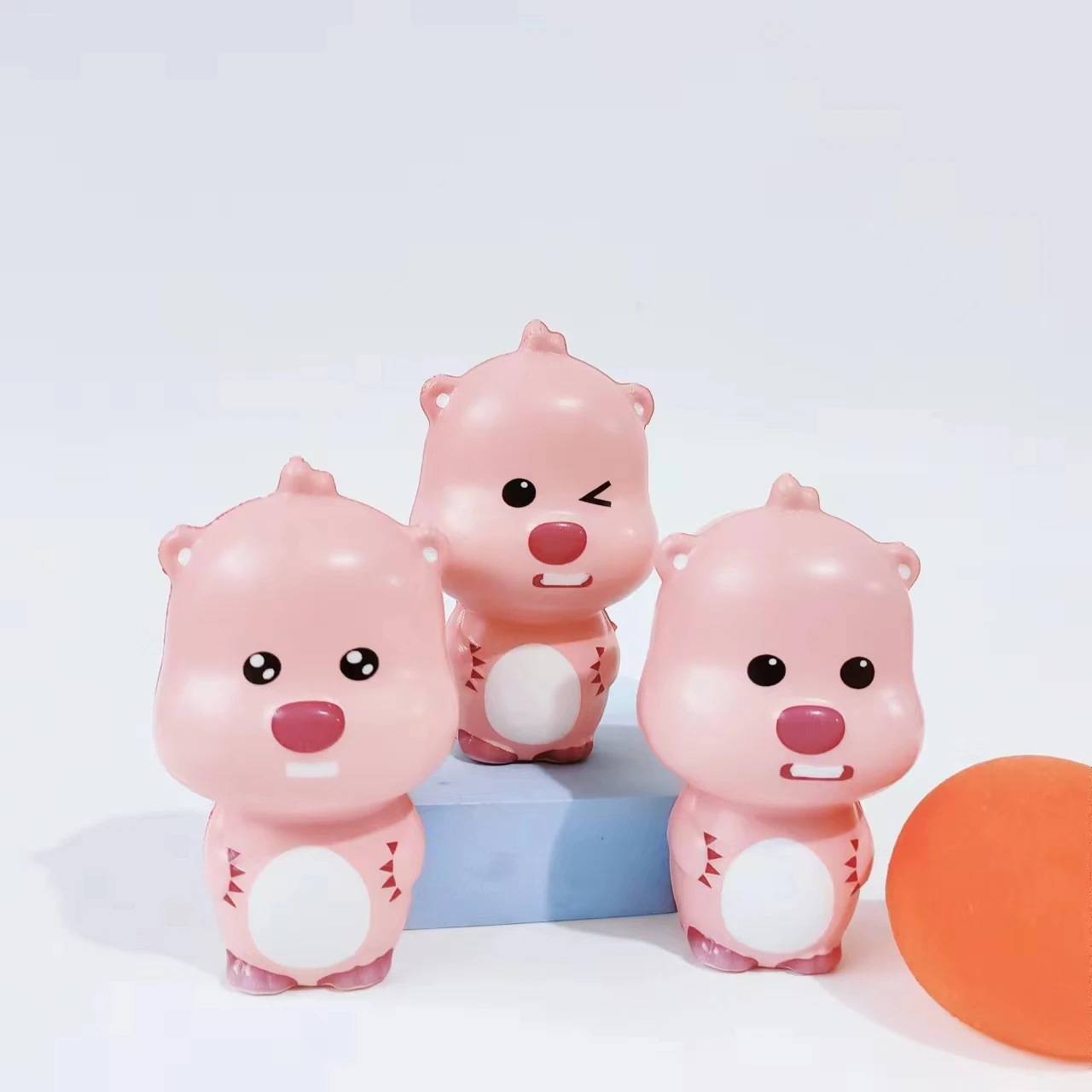 Wholesale new Little Beaver Soft Strip adult squeeze kids stress ball Fidget anti-anxiety stress reliever toy