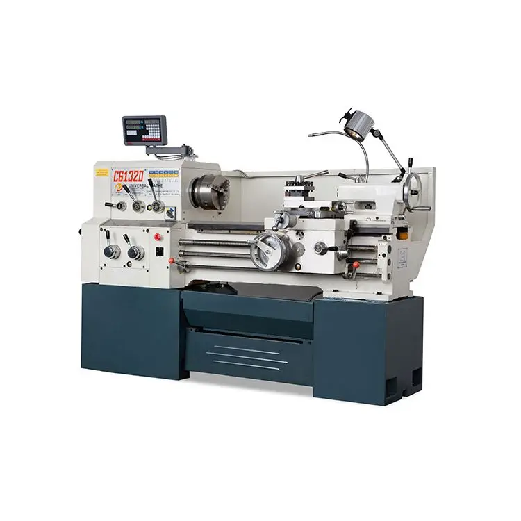 Wholesale Professional  C6132D Lathe Spingle Bore 45Mm  Buffing Gap Bed Engine Lathe Machine Lathes Cnc