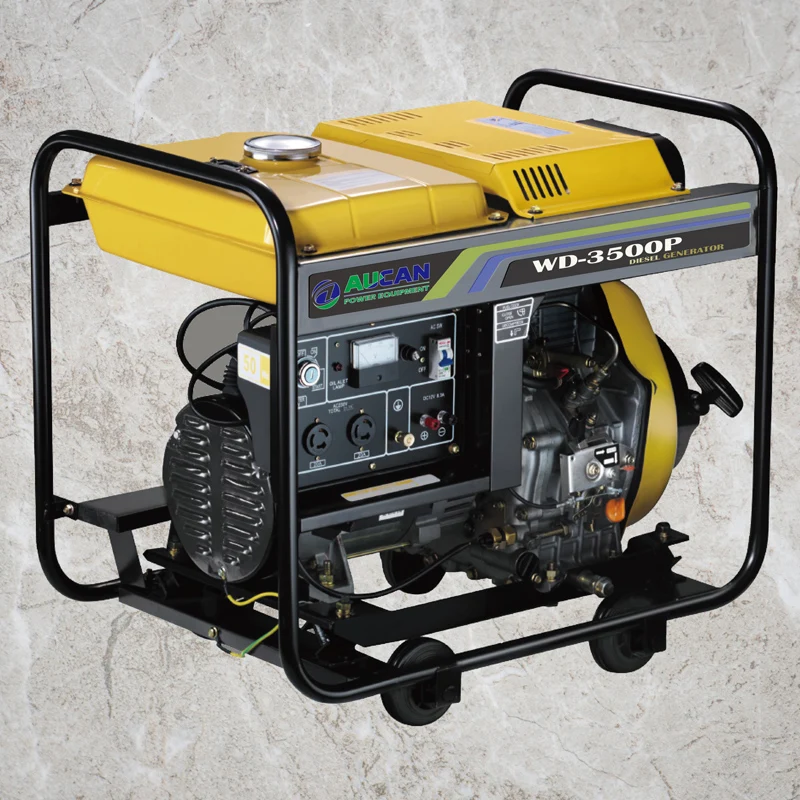 3kva New design! Low fuel consumption open type whole house portable diesel generators for home use