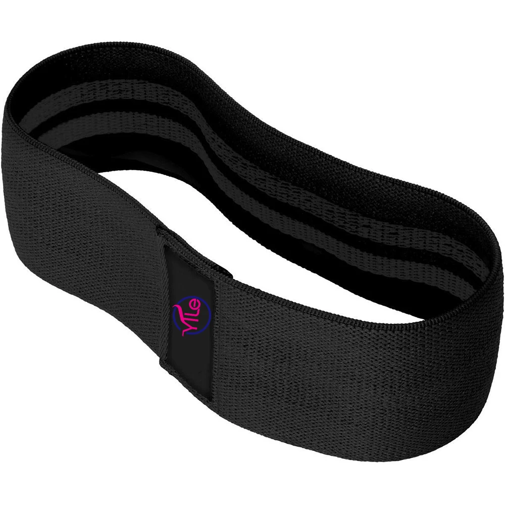Custom exercise fitness gym fabric elastic resistance bands set with logo