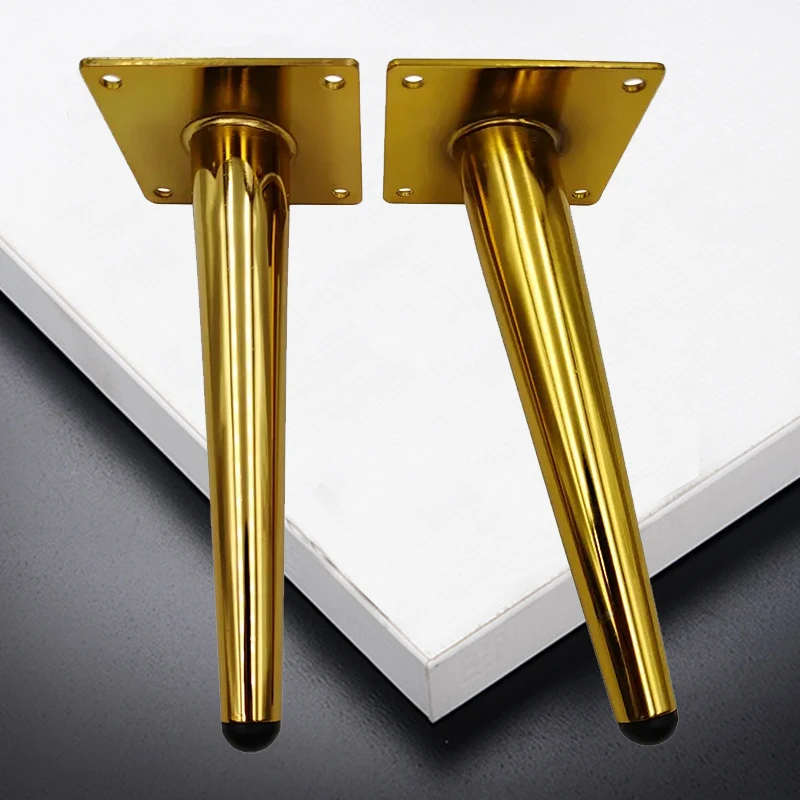 Pipe Pedestal Golden Coffee Table Office Legs Metal Round Table Legs Dining Tables for Chair Stainless Iron Contemporary