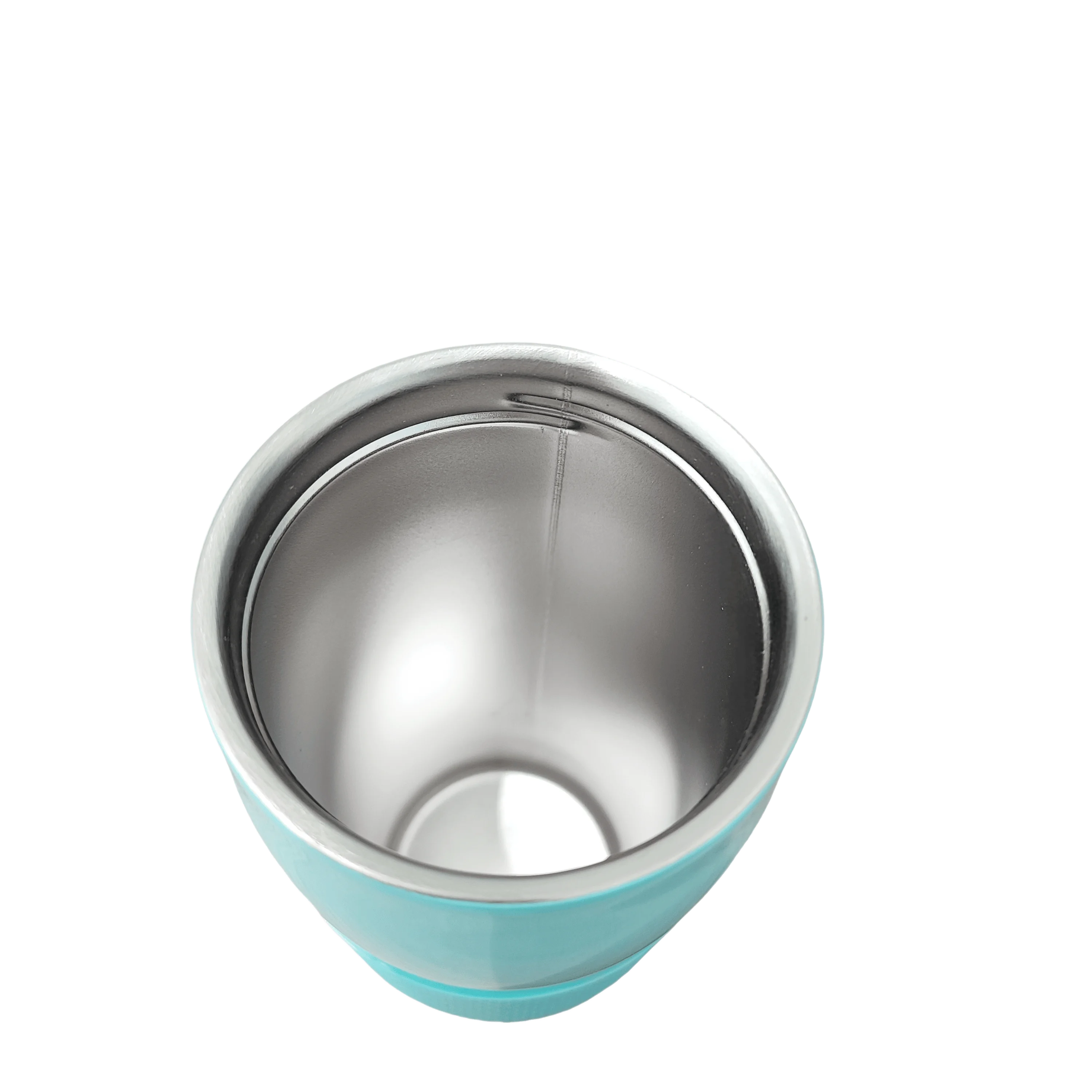 Click Water Lid 380ml Double Wall Stainless Steel Vacuum Coffee Mug Tumbler Travel Car Tea Cup Bottle with Silicone Sleeve