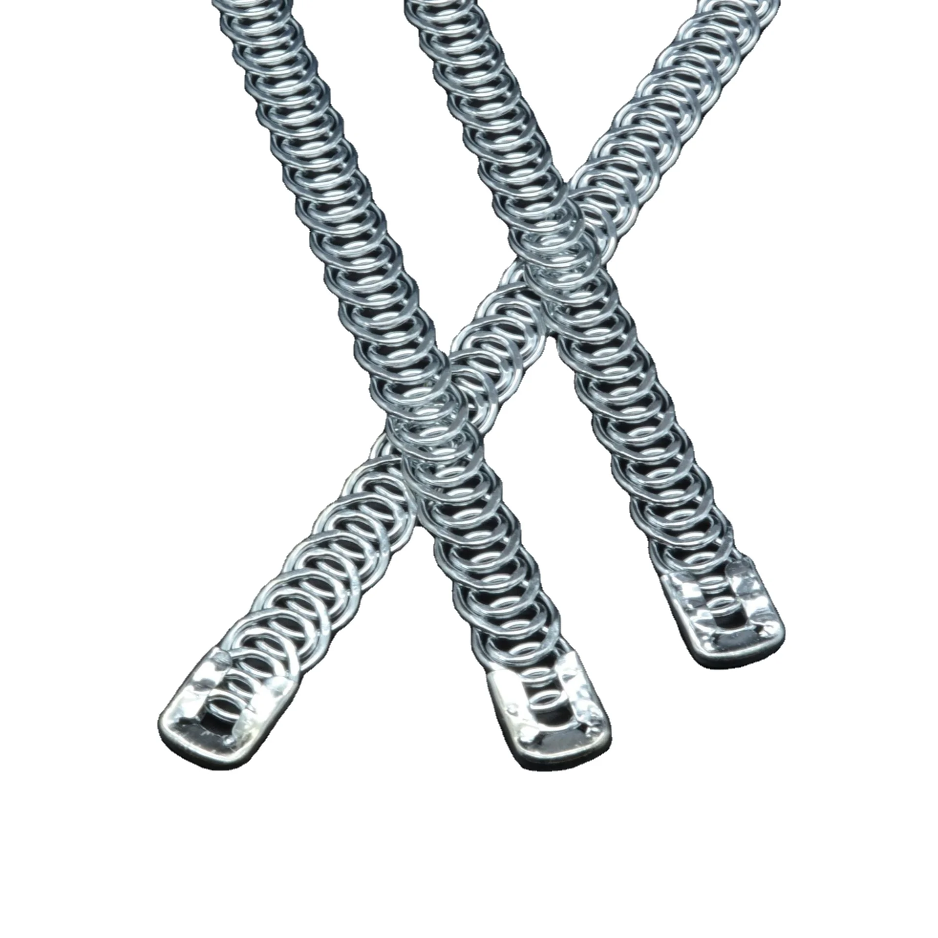 MingShang Factory Custom Direct Bra Solid Metal Elastic Steel Bone Underwear Accessory  Bar Cross Steel Bones